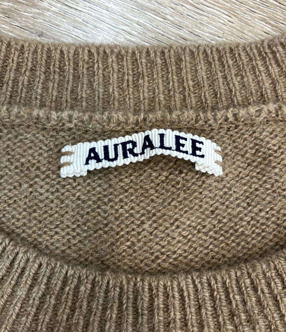 AURALEE 長袖ニット キャメル100% EXCLUSIVE BABY CAMEL KNIT A8AP06BR メンズ SIZE 3 (S) オーラリー