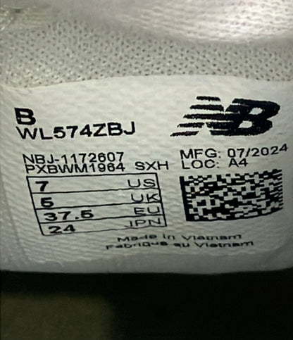 NEW BALANCE ローカット厚底スニーカー WL574ZBJ レディース SIZE 24.0 ニューバランス