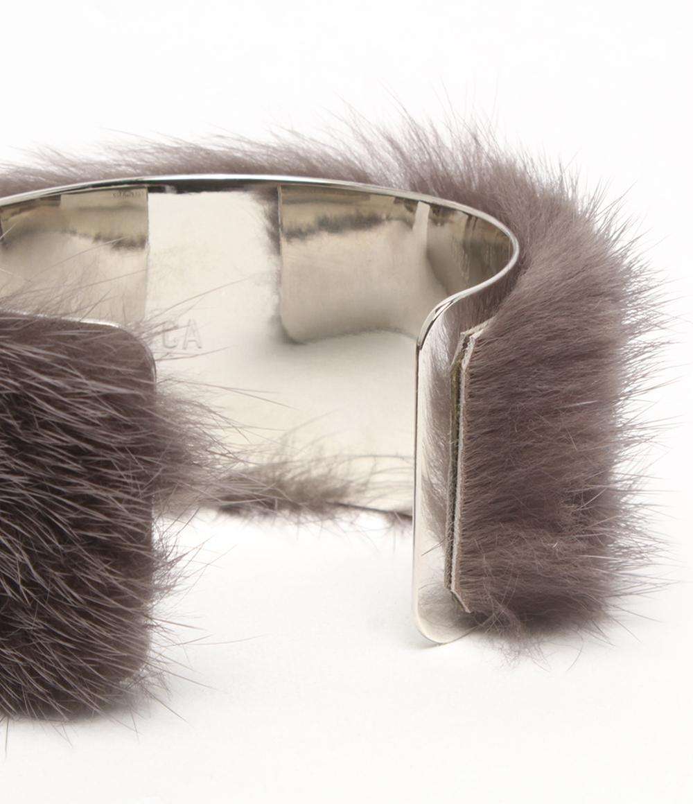 美品 COMME CA バングル ファー レディース コムサ