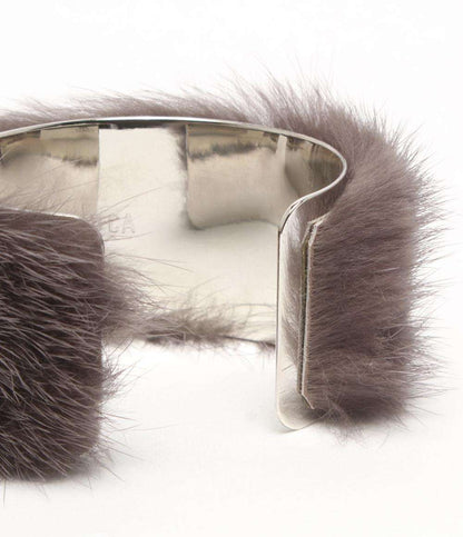 美品 COMME CA バングル ファー レディース コムサ