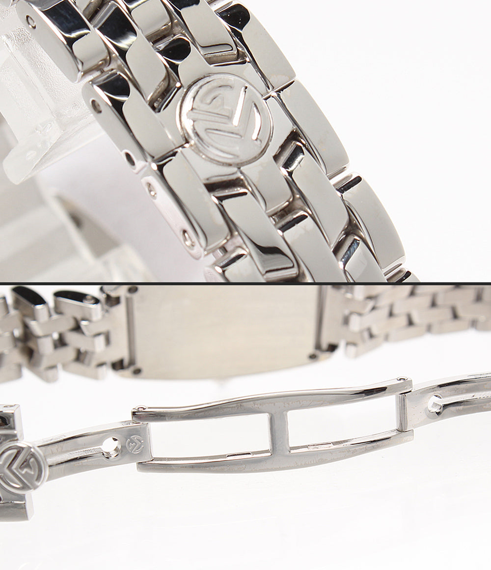 FRANCK MULLER 腕時計 SS SVアラビア QZ ダイヤケース SSブレス トノー