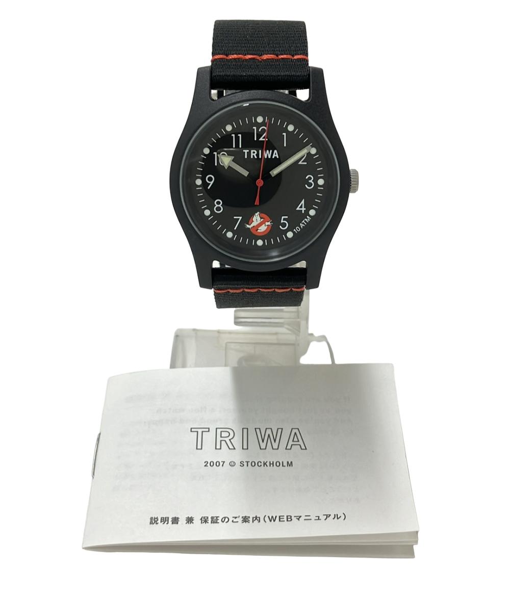 美品 トリワ 腕時計 ゴーストバスターズ GBOP02 クオーツ ブラック ユニセックス TRIWA 美品 TRIWA 腕時計 ゴーストバスターズ クオーツ ブラック GBOP02 ユニ