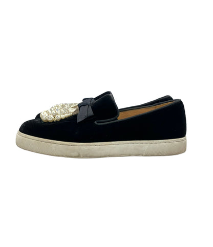 Christian Louboutin ローカットスニーカー スリッポン ビジュー レディース SIZE 37 (23.5cm) クリスチャンルブタン