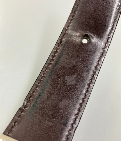 GUCCI ベルト スクエアG バックル レザー 124691 1476 100 40 メンズ グッチ