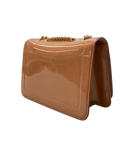 美品 Salvatore Ferragamo ショルダーバッグ 斜め掛け チェーン ヴァラ リボン AU21 G878 レディース サルヴァトーレフェラガモ