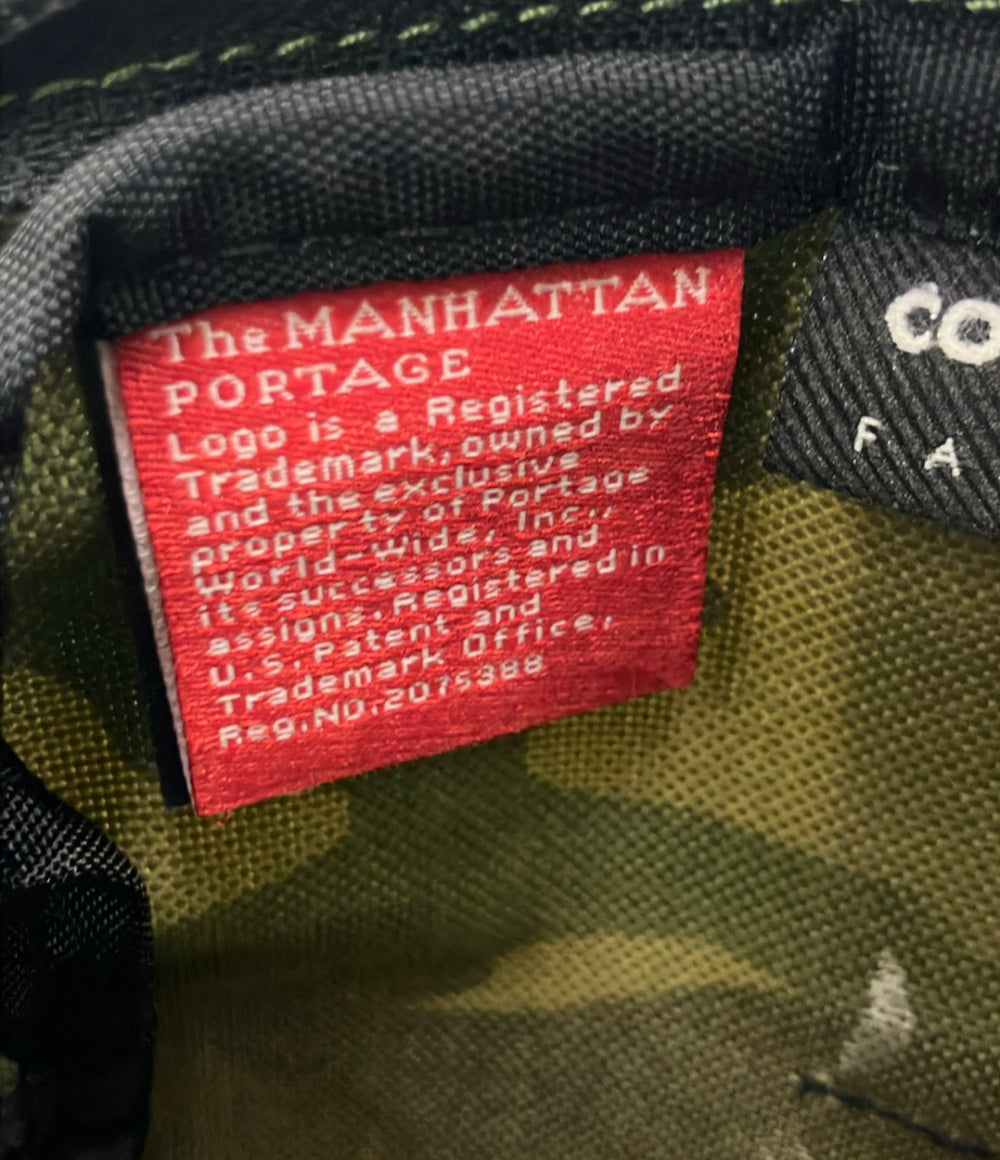 美品 Manhattan Portage ショルダーバッグ 斜め掛け 迷彩柄 カモフラ柄 メンズ レディース マンハッタンポーテージ