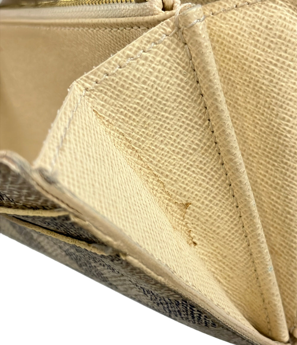 LOUIS VUITTON 長財布 ポルトフォイユ サラ ダミエ アズール N61735