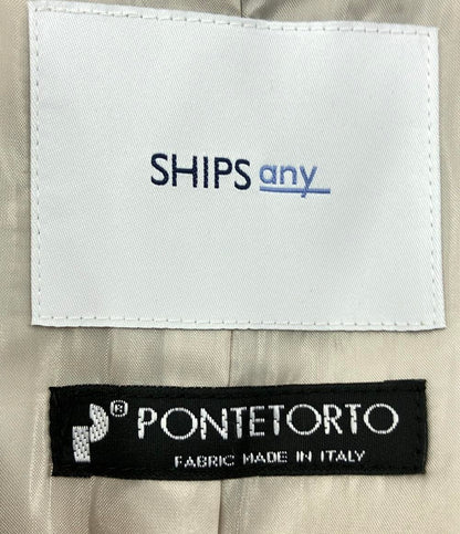 美品 シップスエニィ ウール混ハーフコート アウター ジャケット レディース SIZE 36 (XS) SHIPS any