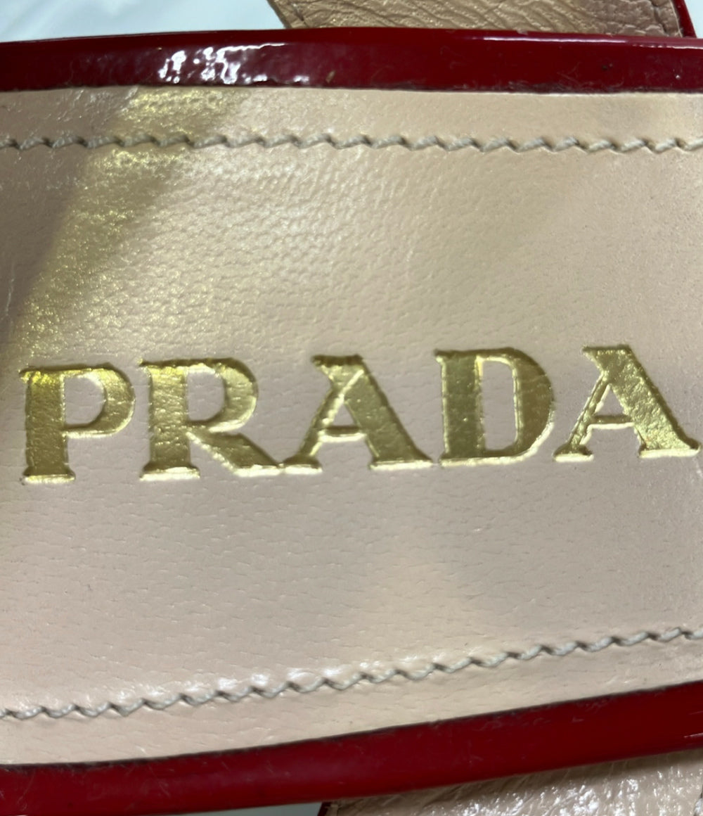 PRADA クラスストラップエナメルサンダル 1XP675 レディース SIZE 36 (23cm) プラダ