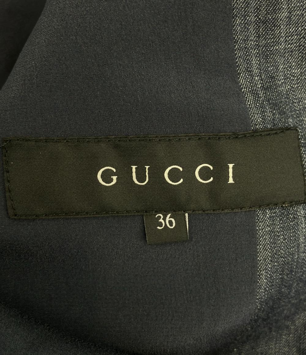 グッチ シルク混 テーラードジャケット 367676 ZEC95 レディース SIZE 36 (XS) GUCCI