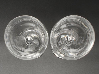 美品 TIFFANY&Co. ワイングラス 2点セット ペア カデンツ ティファニー