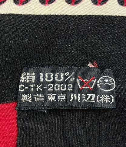 YVES SAINT LAURENT スカーフ シルク100% ドット柄 レディース メンズ イヴ・サンローラン