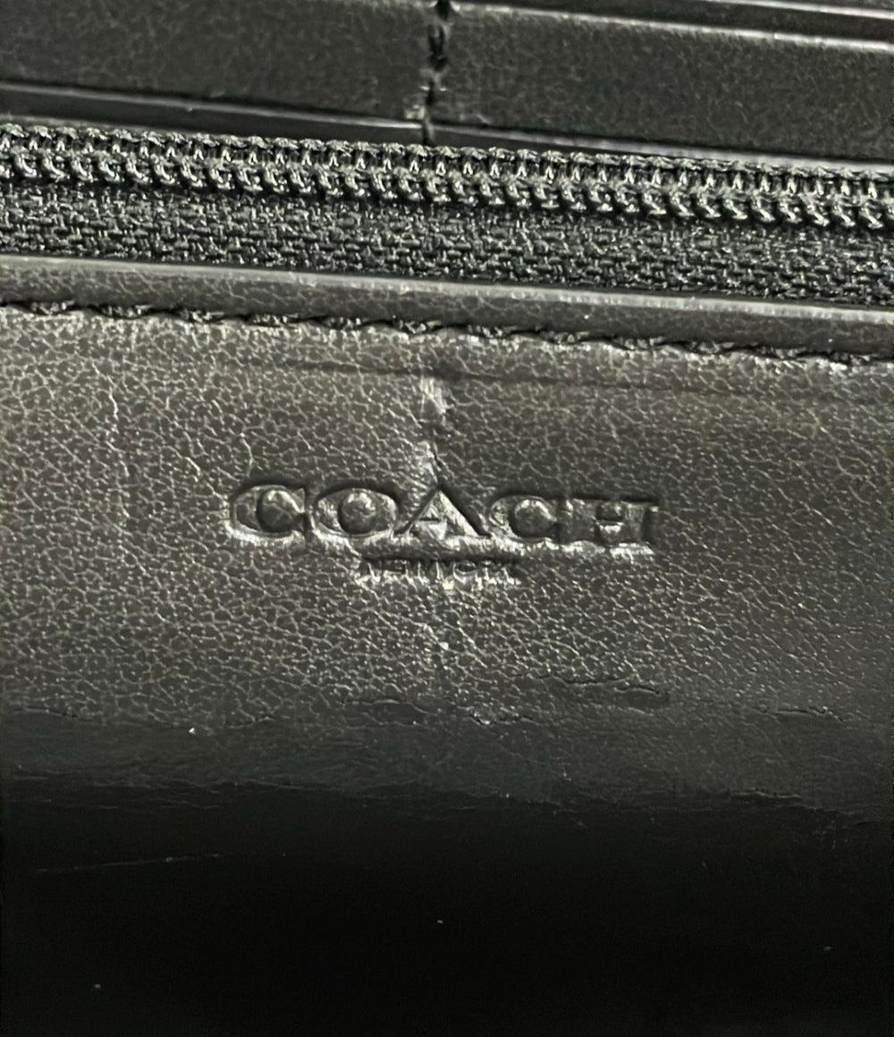 COACH ラウンドファスナー長財布 シグネチャー F54630 レディース コーチ