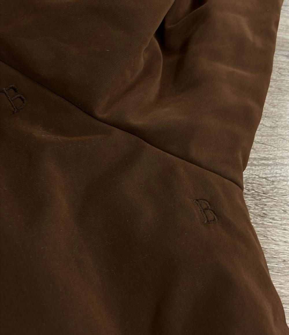 Burberrys 中綿コート 刺繍ロゴ フード付き インポート ブラウン FDA57-502-50 レディース SIZE 7AR (S) バーバリーズ