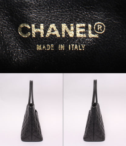 CHANEL トートバッグ ショルダーバッグ 肩掛け ゴールド金具 7番台 キャビアスキン レディース シャネル
