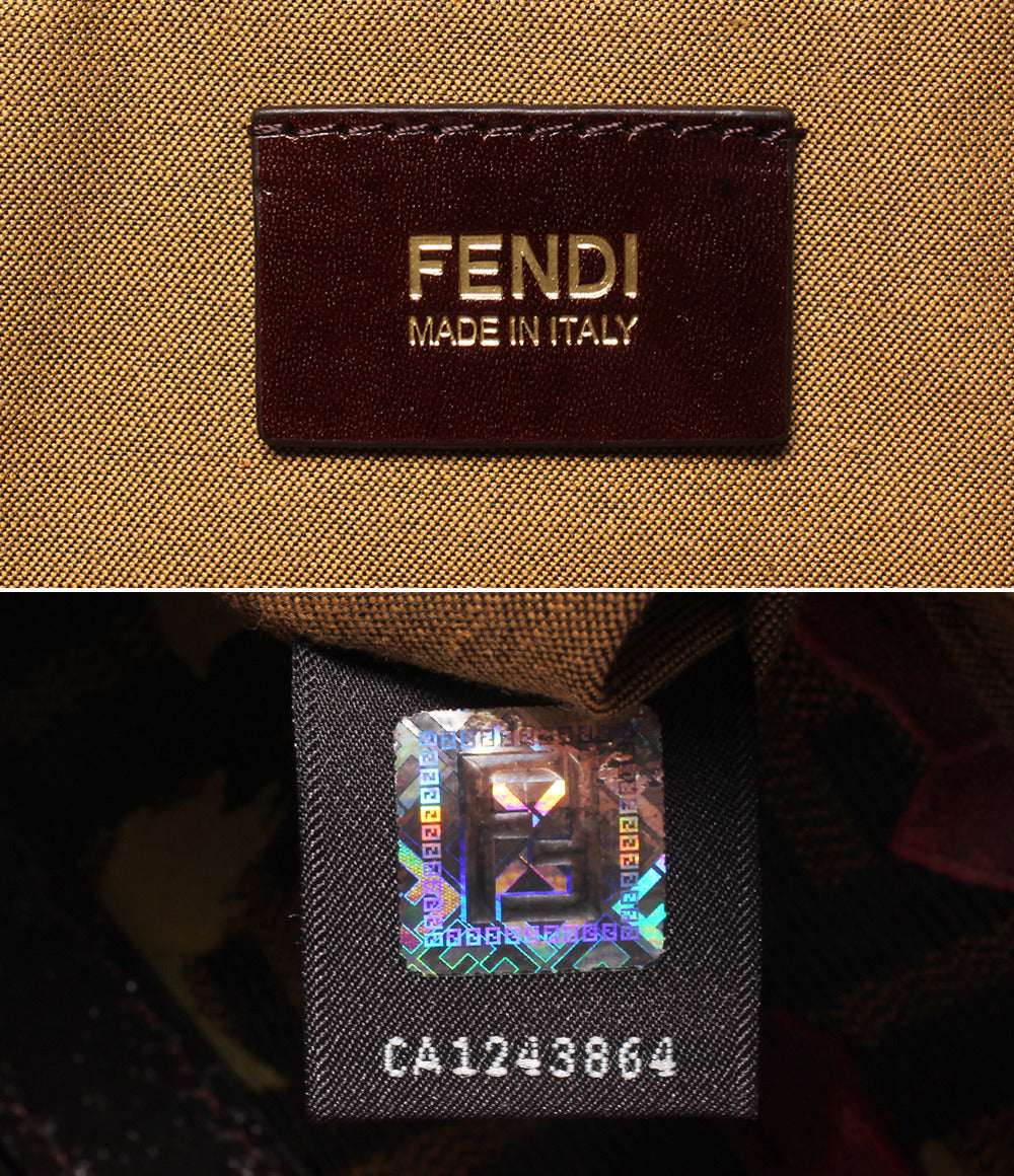 FENDI ワンショルダーバッグ ハンドバッグ  肩掛け ズッカ ローズ シェフバッグ レディース フェンディ