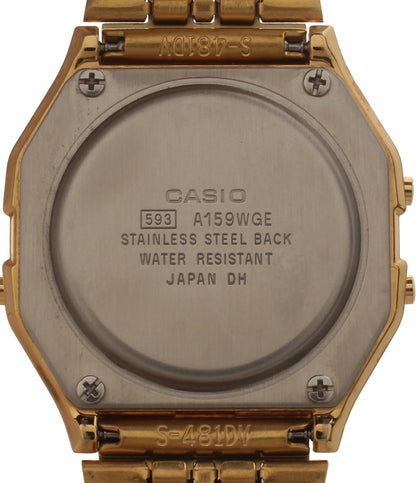 美品 CASIO 腕時計 クオーツ A159WGE レディース メンズ カシオ