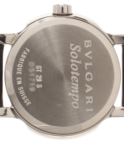 BVLGARI 腕時計 ソロテンポ Solotempo クオーツ ホワイト ST29S レディース ブルガリ