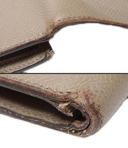 エルメス 三つ折り財布 C刻印 シルバー金具 クリック12 レディース HERMES