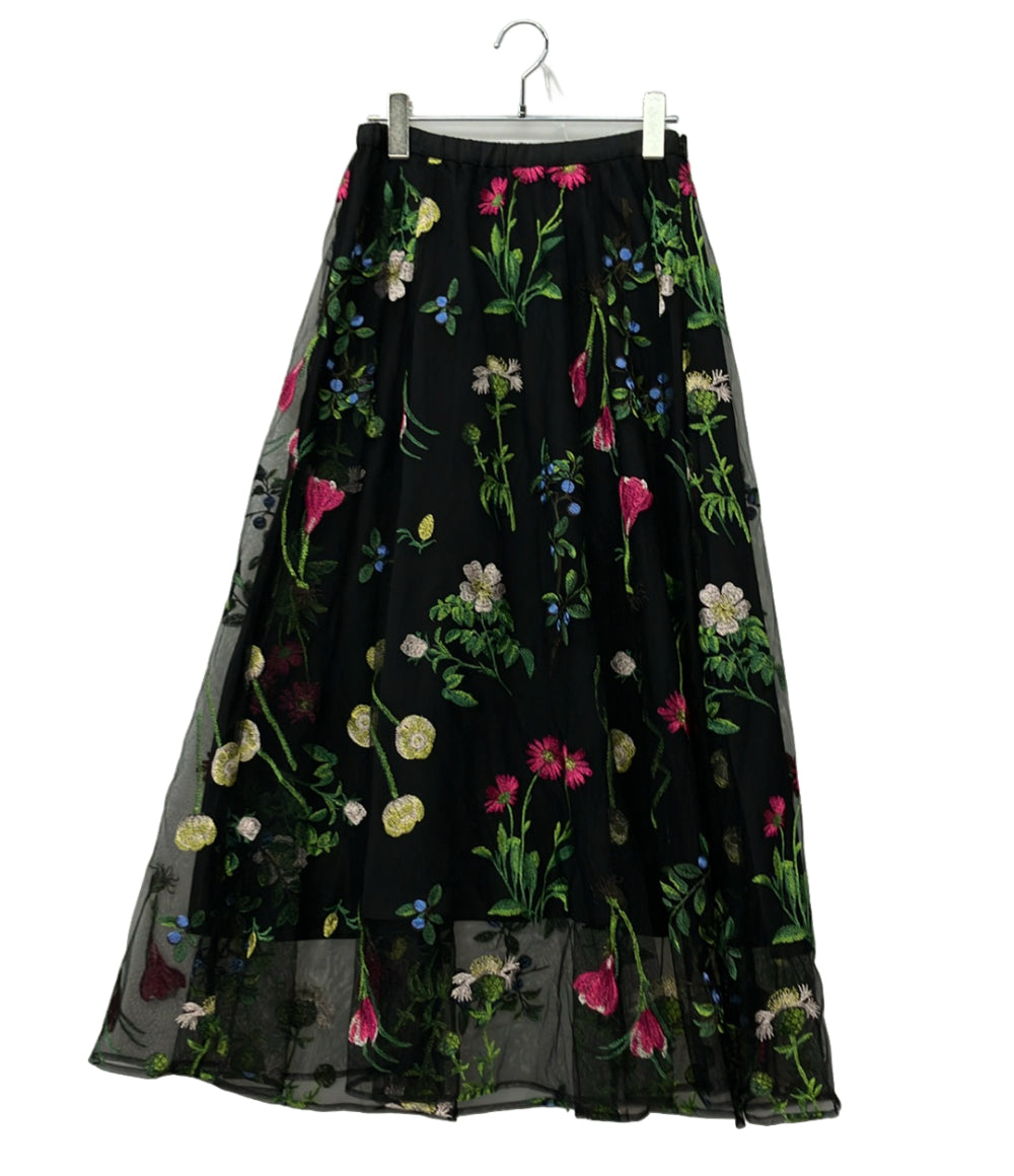 PRADA プリーツフレアスカート グリーンカラー 2017年 レディース SIZE