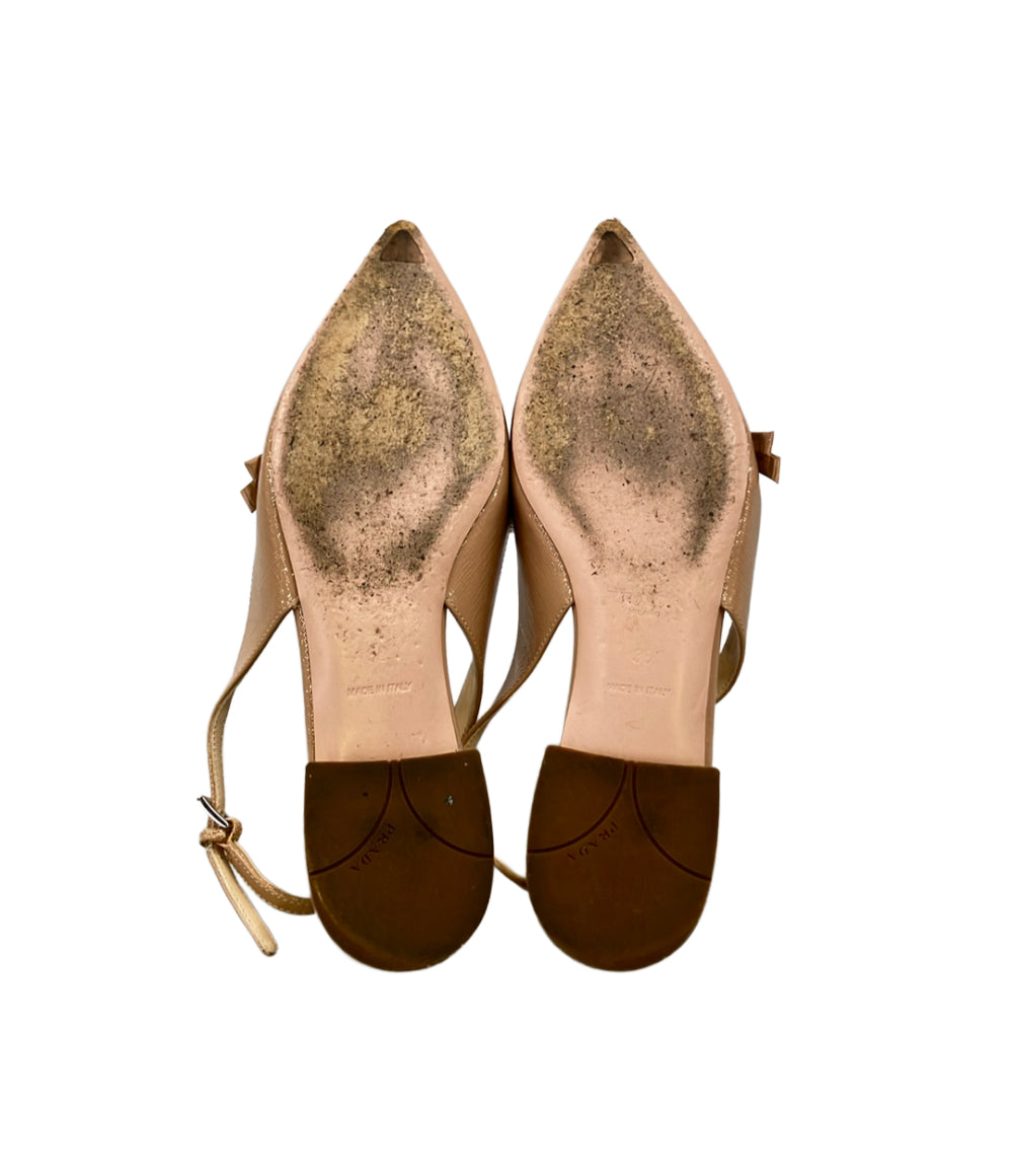 PRADA スリングバックフラットシューズ レディース SIZE 36 (23cm) プラダ