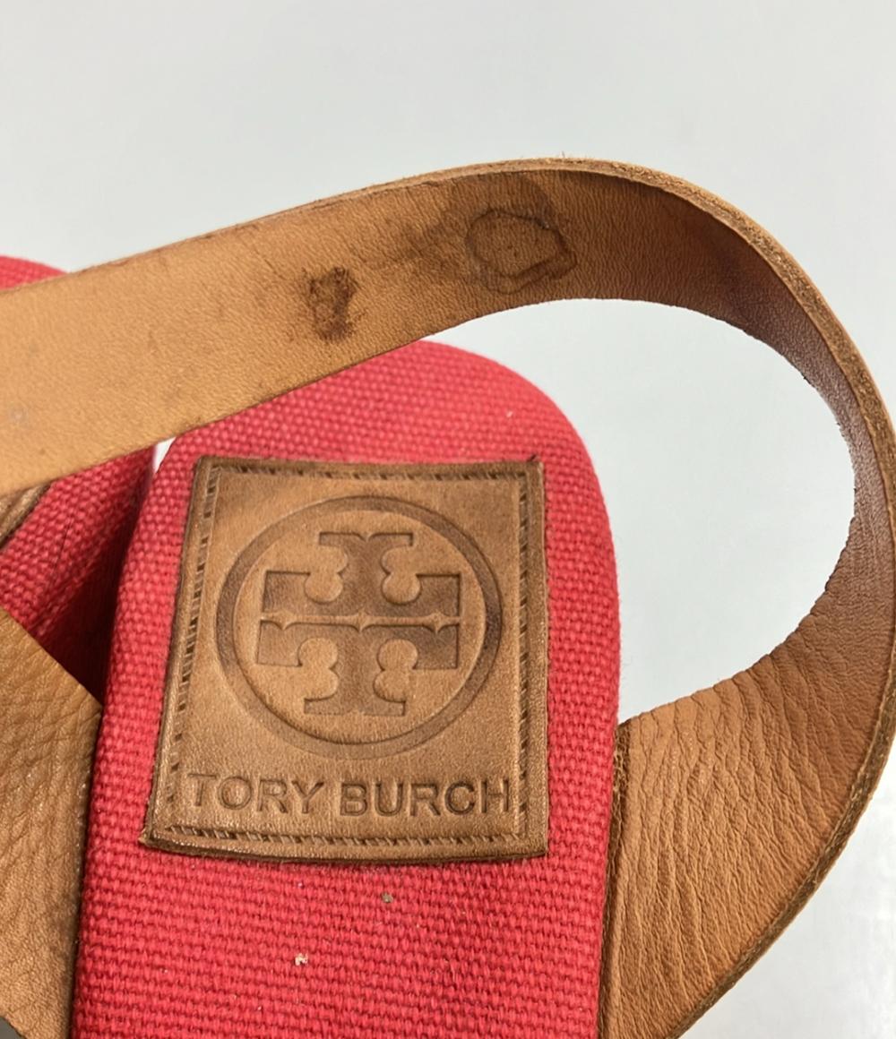 トリーバーチ アンクルストラップサンダル エスパドリーユ レディース SIZE 7 B (L) Tory Burch
