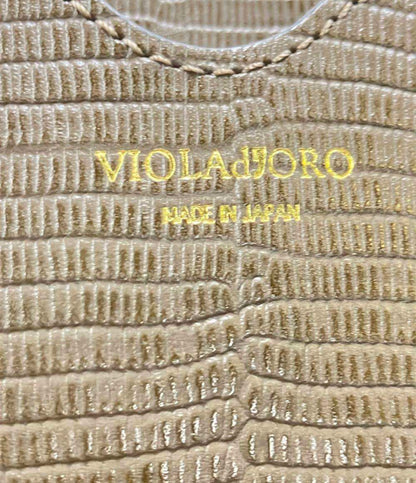 美品 VIOLAd'ORO ショルダーバッグ 斜め掛け ショルダーウォレット レディース ヴィオラドーロ