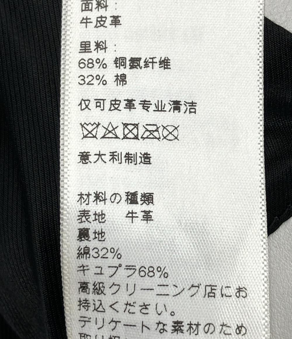 セリーヌ カーフスキン レザー ダブルライダースジャケット レディース SIZE 36 (S) CELINE