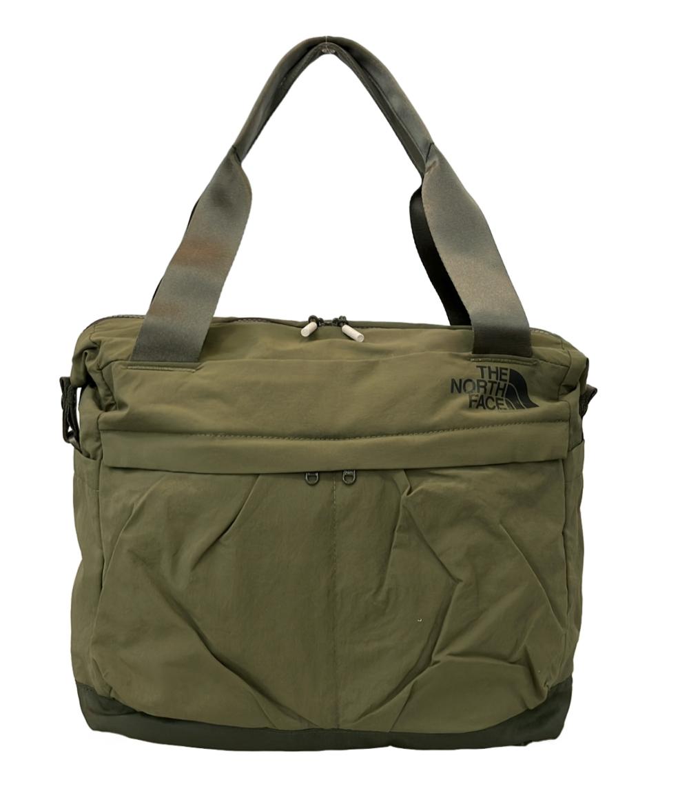 美品 THE NORTH FACE 2way トートバッグ ショルダーバッグ 斜め掛け W Never Stop Tote NMW82088 メンズ ザ・ノース・フェイス