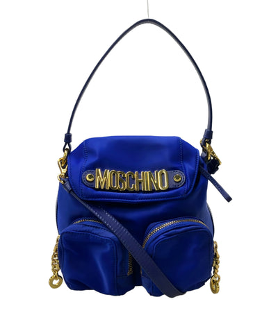 MOSCHINO ショルダーバッグ 巾着バッグ 2WAY 肩掛け 斜め掛け レディース モスキーノ