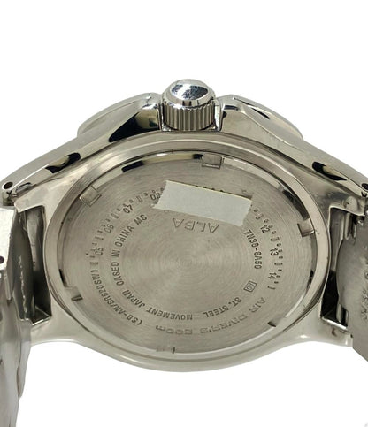 SEIKO 腕時計 アクアギア ALBA アルバ クオーツ シルバー 7N36-6A50 メンズ セイコー