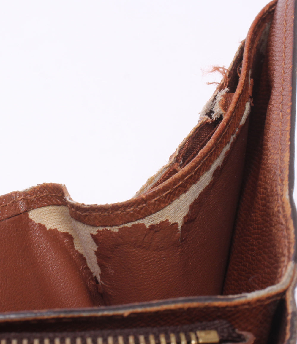 訳あり LOUIS VUITTON 二つ折り財布 コンパクト ジップ モノグラム M61667 レディース メンズ ルイ・ヴィトン
