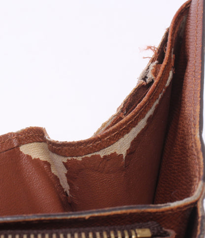 訳あり LOUIS VUITTON 二つ折り財布 コンパクト ジップ モノグラム M61667 レディース メンズ ルイ・ヴィトン
