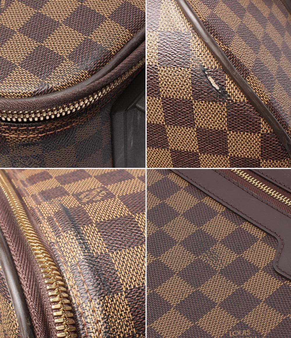 訳あり LOUIS VUITTON キャリーバッグ スーツケース ぺガス65 ダミエ