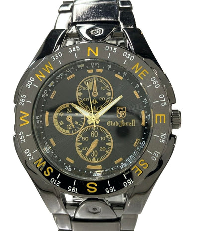 CLUB FACE II 腕時計 クオーツ ブラック CF-4710 メンズ クラブフェイスツー