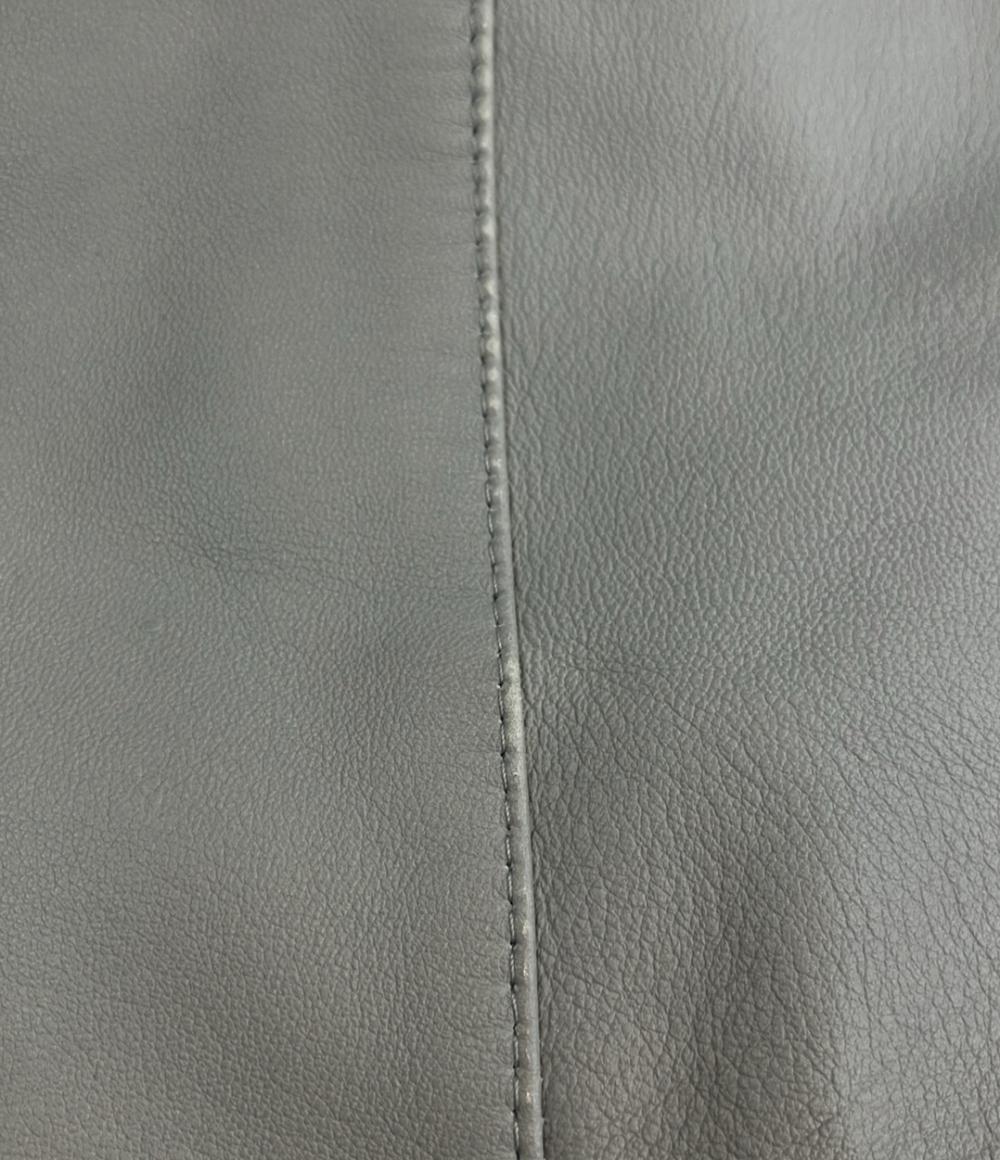 ESTNATION シングル ライダース ラムレザー レディース SIZE 36 (XS) エストネーション