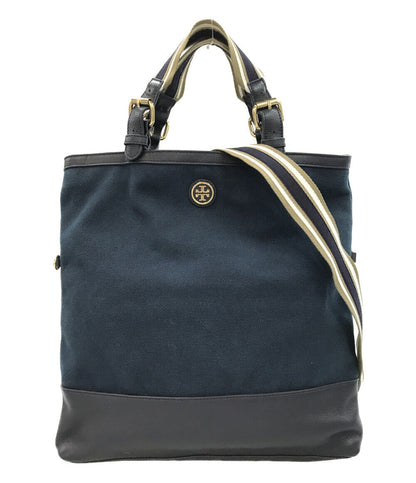 トリーバーチ  2way キャンバストートバッグ ショルダーバッグ 斜め掛け ハンドバッグ      レディース   TORY BURCH