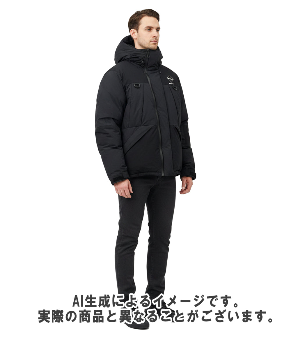 F.C.R.B. ダウンジャケット 23AW フード付き ダブルジップ FCRB-232023 メンズ エフシーアールビー