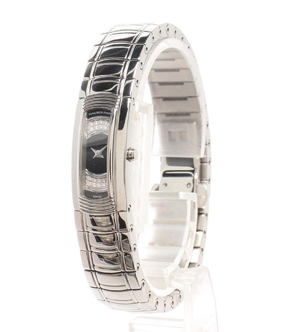 MAUBOUSSIN 腕時計 フーガ FOUGA クオーツ ブラック R.68601 レディース モーブッサン