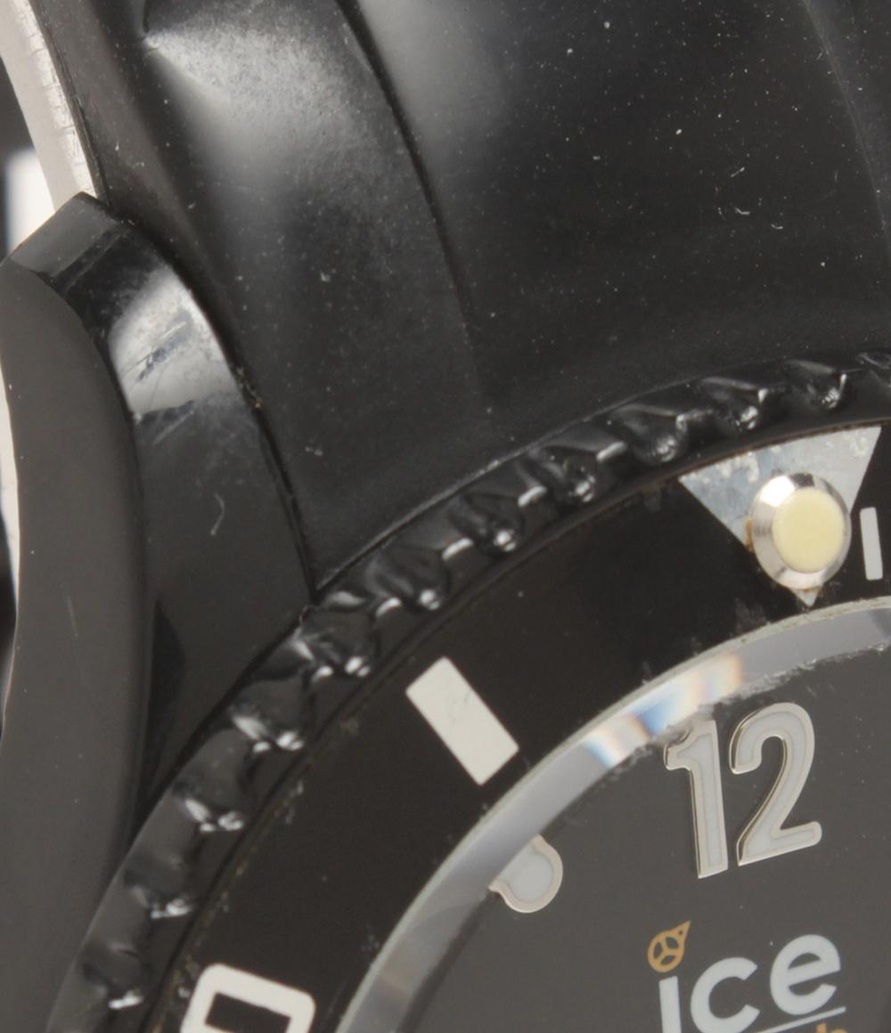 ice watch 腕時計 クオーツ ブラック レディース メンズ アイスウォッチ