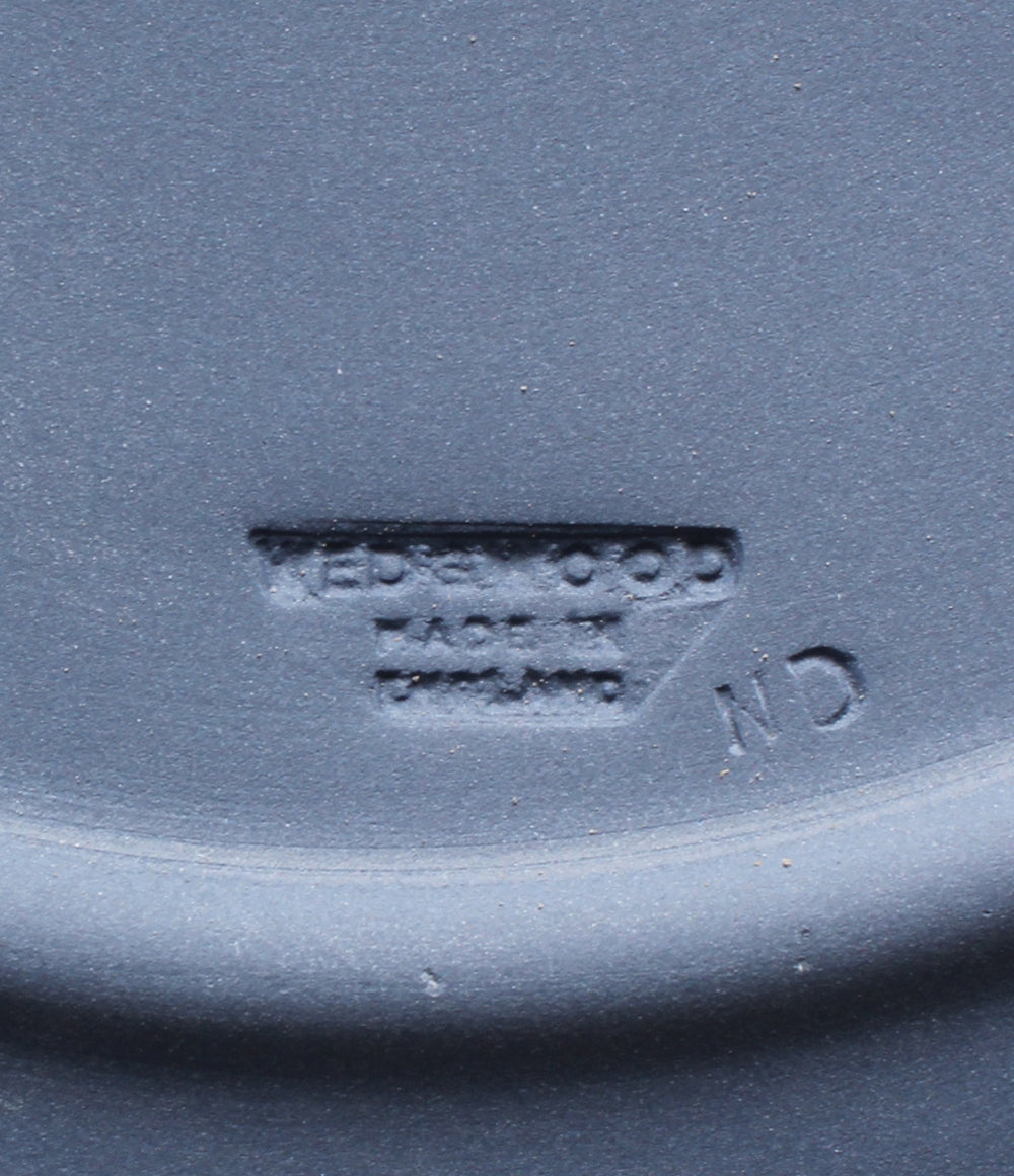 WEDGWOOD イヤープレート 飾り皿 18cm 2004 ジャスパー ポートランドブルー ウエッジウッド