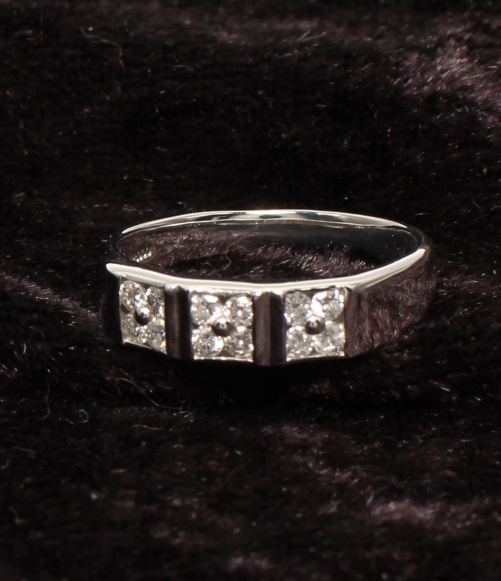 美品 リング 指輪 Pt900 ダイヤ 0.25ct レディース SIZE 12号