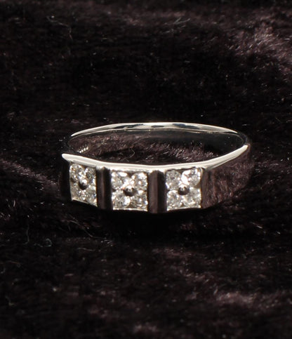 美品 リング 指輪 Pt900 ダイヤ 0.25ct レディース SIZE 12号