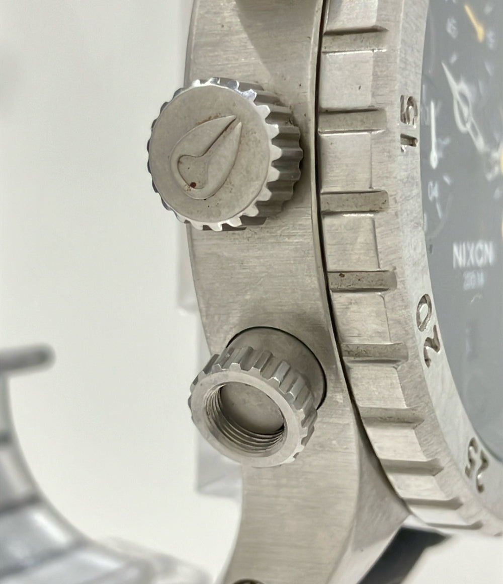 NIXON 腕時計 クオーツ ブラック メンズ ニクソン