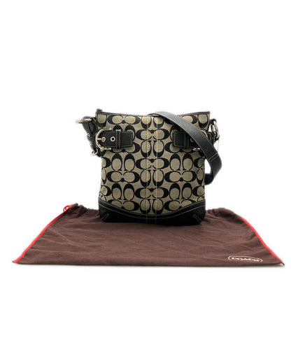 COACH ショルダーバッグ  斜め掛け シグネチャー レディース コーチ