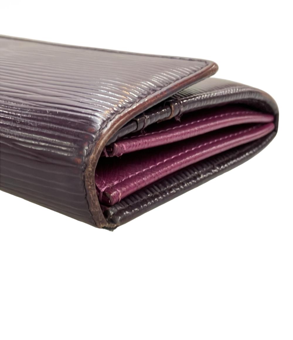 LOUIS VUITTON 長財布 レザー エピ ポルトフォイユ サラ M6374K レディース レディース ルイ・ヴィトン
