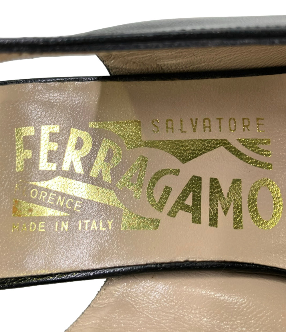 Salvatore Ferragamo スリングバックパンプス B68 レディース SIZE 5 1/2 サルヴァトーレフェラガモ