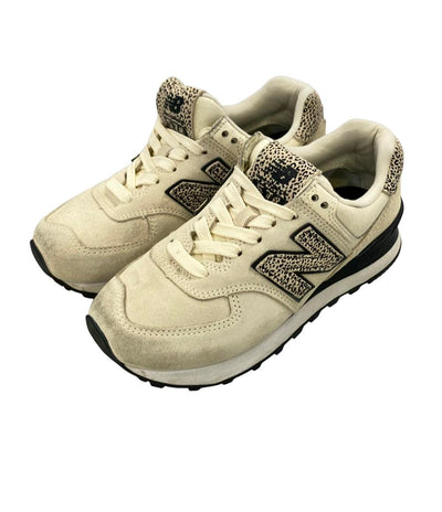 NEW BALANCE ローカットスニーカー ヒョウ柄 WL574AND レディース SIZE 22.0 (XS) ニューバランス
