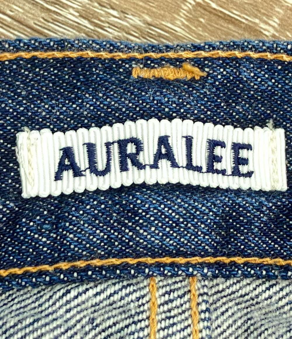 AURALEE デニムパンツ HARDTWIST DENIM PINTUCK PANTS 21AW A21AP06DM メンズ SIZE 1 (M) オーラリー
