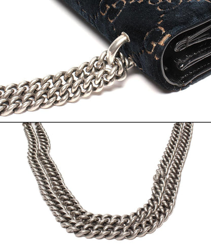 グッチ チェーンショルダーバッグ ハンドバッグ 肩掛け ディオニュソス GGベルベット 400249 520981 レディース GUCCI